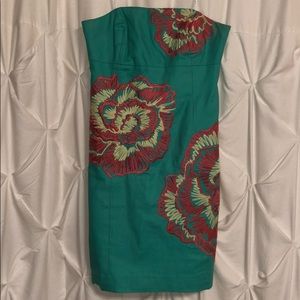 Lilly Pulitzer Teal embroidered dress